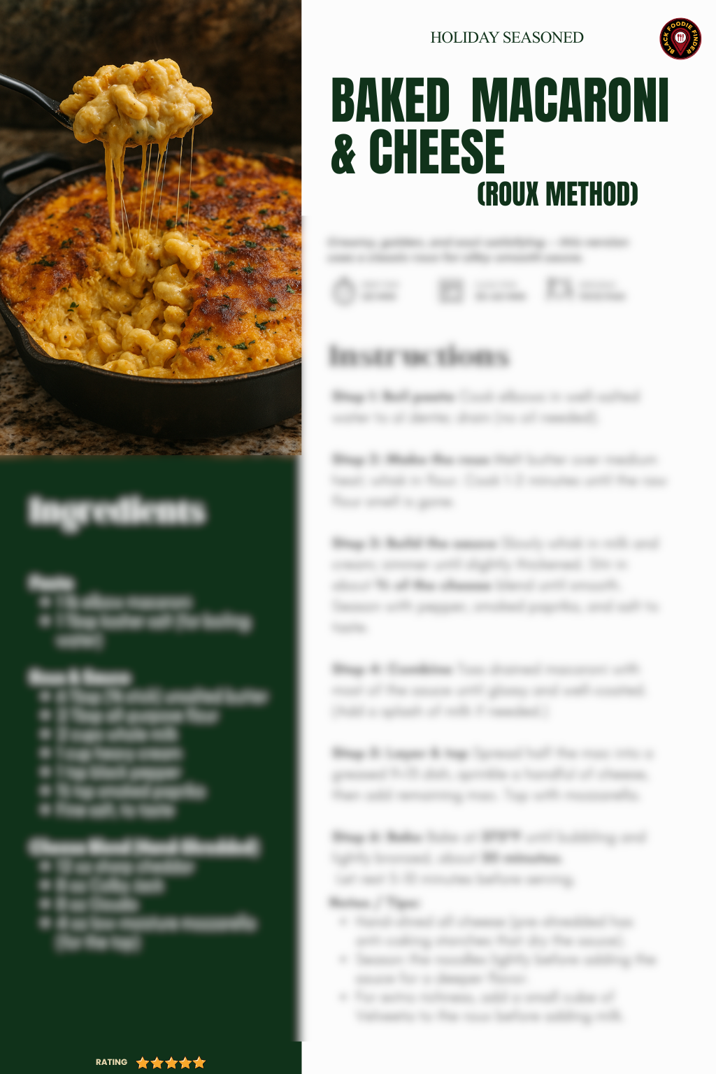 Holiday Seasoned: 21 Must Have Black Family Holiday Recipes (Kitchen Counter / Coffee Table Book)