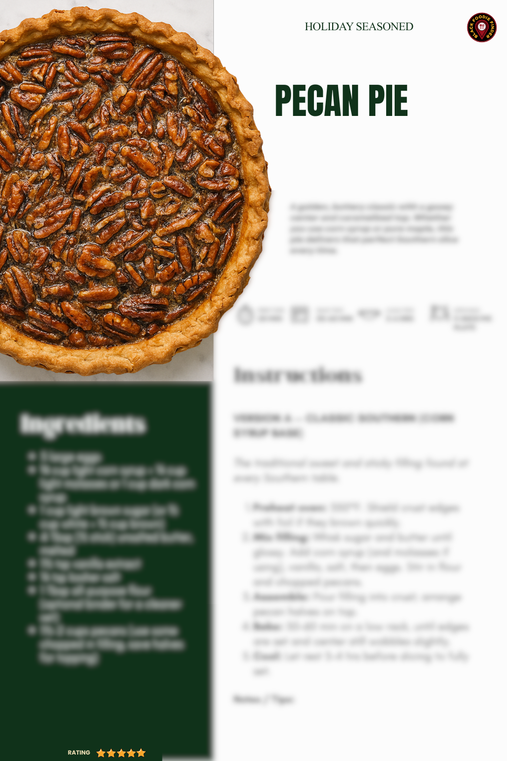 Holiday Seasoned: 21 Must Have Black Family Holiday Recipes (Kitchen Counter / Coffee Table Book)